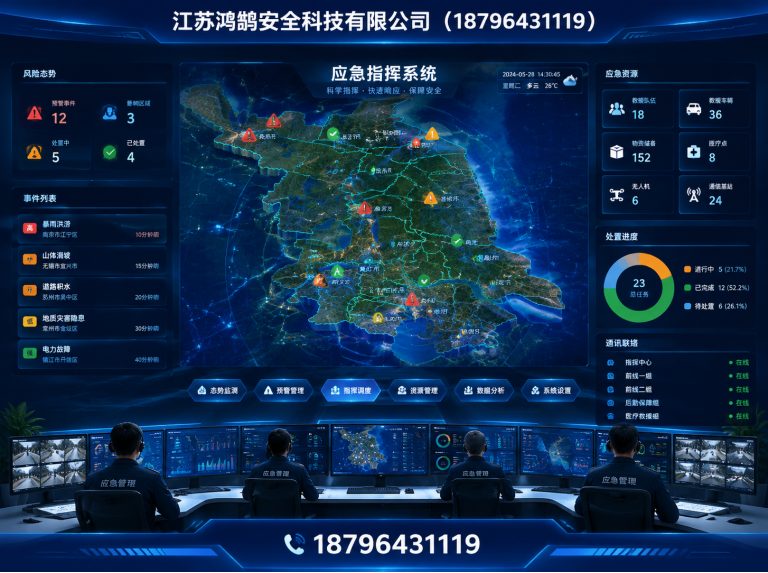 西宁应急指挥系统展示图